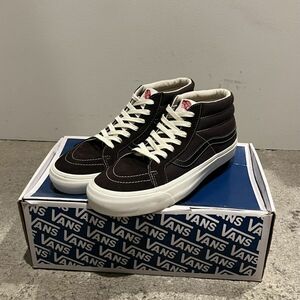 未使用 箱付き VANS バンズ OG SK8 MID LX スケート ミッド 29cm VN0A3ZCDUN8 Shale / Black US企画