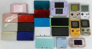 X1134 ジャンク 計21点 任天堂 DS/DS Lite/DSi/ 2DS /3DS/3DS LL/ new 2DS 3DS/ ゲームボーイ アドバンス カラー ポケットワンダースワン