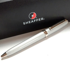 【sfb1】新品　 SHEAFFER 　シェーファー 　ボールペン　プレリュード　9137B　シルバー　ツイスト式　ブラックM（中字）　専用化粧箱付き