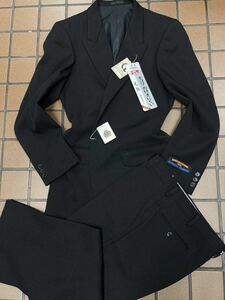 《新品》礼服 ピークドラペル サイズYA6 日本製 ドレスアップフォーマル ブラックスーツ ニッケフォーマル生地 防塵加工 CL加工素材使用