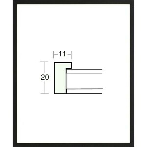 デッサン用額縁 木製フレーム 5382 大全紙サイズ ブラック 黒