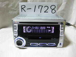 R-1728　KENWOOD　ケンウッド　DPX-50MDS　MP3　MDLP　フロント AUX　2Dサイズ　CD&MDデッキ　補償付