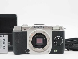 ペンタックス PENTAX Q7 Silver 12.4 MP Digital Camera Body Only[新品同様] #Z1341A