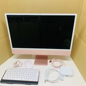 新品同様 Apple Apple iMac M3 24インチ 16GB/512GB 2023 Pink