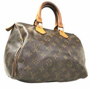 【1円～】 ルイ・ヴィトン LOUIS VUITTON ハンドバッグ ボストンバッグ スピーディ25 M41528 SD834 モノグラム レザー ブラウン 中古