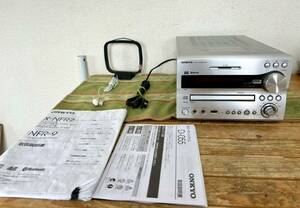 ★ ONKYO オンキョー NFR-9 CD/SD/USB RECEIVER 2014年製 本体、AM室内アンテナ、FM室内アンテナ、取扱説明書