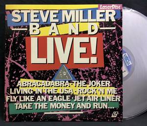LD【Steve Miller Band Live ! スティーヴ・ミラー・バンド・ライヴ！】スティーブ・ミラー・バンド