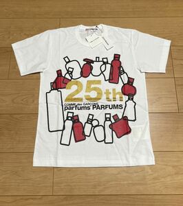 コムデギャルソン　パルファム　25周年記念　Tシャツ　レッド　S