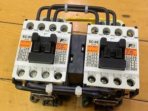 D0596#富士電機 可逆型マグネットスイッチ SW-03RM/T AC100V 1b接点 b989