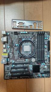 【中古品】MicroATX / ASRock B75 Pro3-M LGA1155 マザーボード + Intel Core i7-2600付き【動作確認済み】