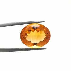 【中宝研ソ付き】シトリン　ルース／Citrine　loose stone　8.852ct