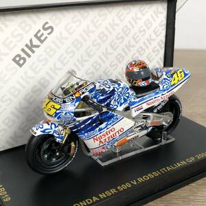 ixo 1/24 HONDA NSR500 バレンティーノ・ロッシ #46 イタリアGP2001 V.Rossi ミニカー バイク