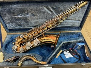 〓 希少品【YAMAHA ヤマハ テナーサックス Tenor Saxophone YTS-22 ハードケース付き ゴールド 管楽器 吹奏楽】HO9610