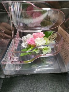 新品 グランドピアノ型 ブリザードフラワー ギフト お祝い 結婚記念 preserved flower 花