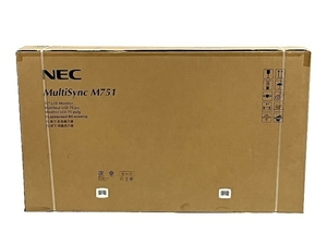 【引取限定】NEC LCD-M751 MultiSync 75型 パブリックディスプレイ 会議用 業務用 モニタ 保管品 未使用 直 T8100676
