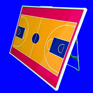 作戦ボード　バスケットボール　Mサイズ　カラー　ピンク　ヨコ型