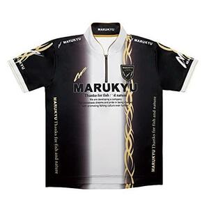 マルキュー(Marukyu)マルキユーハイエンドジップアップシャツ02 (半袖) ブラック M