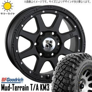 265/70R17 FJクルーザー GSJ15W 17インチ BFGoodrich T/A KM3 XJ 7.5J +25 6H139.7P サマータイヤ ホイールセット 4本