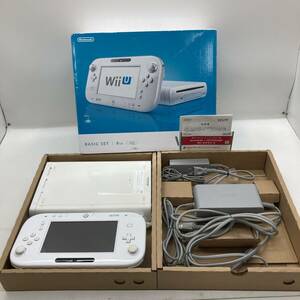 【1円～】ニンテンドー Wii U ベーシックセット 8GB shiro ゲーム 初期化/動作確認済【中古品】