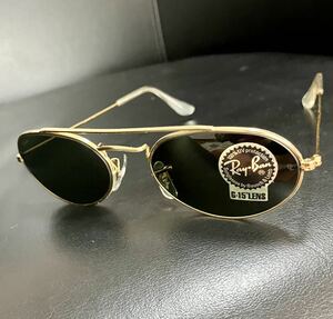 Ray-Ban サングラス ヴィンテージ　オーバルブレイスバーゴールド