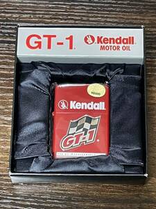 zippo GT-1 Kendall MOTOR OIL ケンドール シルバーメタル 年代物 2002年製 THE GT-1 PERFORMANCE LINE 専用ケース 保証書