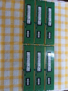 4GB×6枚 SKhynix 1Rx8 PC4-2133P-RD0-10 サーバー用メモリ