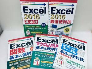 今すぐ使えるかんたんmini Excel 2016 基本技(技術評論社) など 5冊セット!!