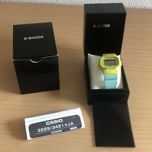 290-0053 CASIO カシオ G-SHOCK メンズ腕時計　ラバーベルト　デジタル　クオーツ　DW-5600CMA 稼働品 