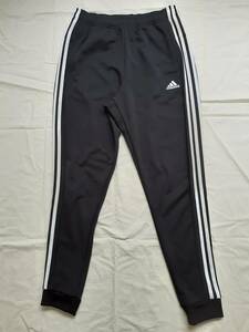 adidas アディダス ジャージ マストハブ 3ストライプス ウォームアップ ジョガー ロングパンツ size M ブラック 超美品 GN0747 ロゴ刺