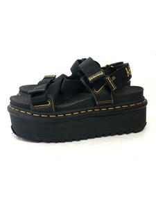 Dr.Martens◆サンダル/UK4/BLK/PVC