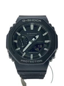 CASIO◆クォーツ腕時計・G-SHOCK/デジアナ/BLK/BLK