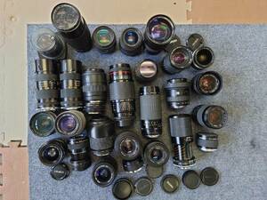 ジャンク まとめて 大量 色々 フィルムカメラ レンズ 単焦点 コンパクトカメラ レンジファインダー #0307-16