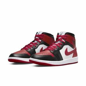 NIKE WMNS Air Jordan 1 Mid Bred Toe BQ6472-079 ナイキ ウィメンズ エア ジョーダン 1 ミッド ブレッド トゥ size US 12 新品