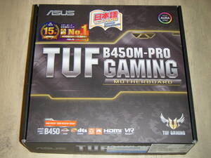 ASUS TUF B450M-PRO GAMING MicroATXマザーボード AMD AM4 Ryzen対応マザー