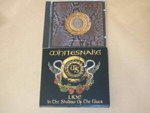 ホワイトスネイク CD2枚セット　/　Greatest Hits　/　Live: In the Shadow of the Blues（2CD）/　（Whitesnake）輸入盤