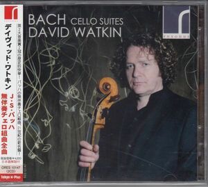 [2CD/Resonus]バッハ:無伴奏チェロ組曲全曲BWV1007-1012/デイヴィッド・ワトキン(vc) 2013