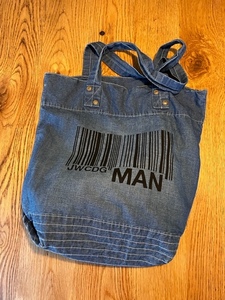 JUNYA WATANABE MAN TOTE BAG /USED デニム素材 バーコード COMME des GARCONS HOMME PLUS ジュンヤマン トートバッグ コムデギャルソン