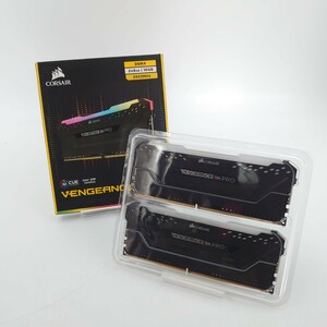 4A474D【送料無料◆動作保証付】Corsair VENGEANCE RGB PRO 16GB (2x8GB) DDR4 DRAM 2933MHz 