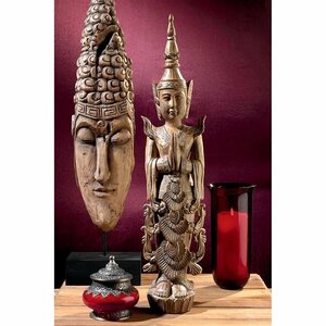 タイのテパノム神話の守護者立像彫刻 アート彫像 エスニック レストラン カフェ パブ 贈り物 輸入品