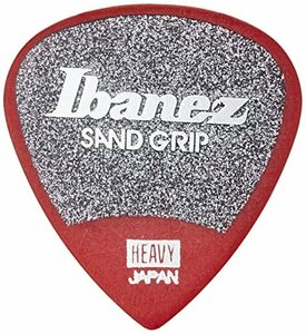 Ibanez 滑り止め素材を使用したピック Grip Wizard Series Sand Grip Pick PA16HSG-RD RED