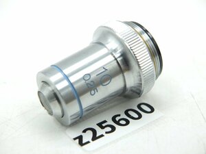 【z25600】対物レンズ 顕微鏡 10倍 0.25 メーカー不明 透明ケース付き 格安スタート
