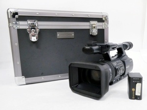 16 38-595269-11 [Y] (4) ソニー SONY デジタルHDビデオカメラレコーダー HDR-FX1000 ハンディカム 2009年製 ハードケース付属 福38