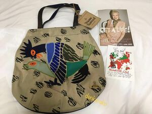 GET A　LIFE! 展示・チック　鳥　バード　orb・未使用・タグ付き・アフリカバッグ・Africa Bagヴィヴィアンウエストウッド