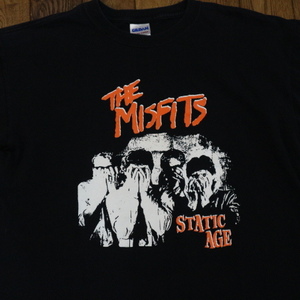 THE MISFITS Static Age Tシャツ M ブラック ミスフィッツ フォト ジャケット バンド ロック korn metallica slayer MarilynManson