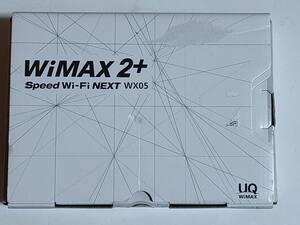 【中古一部動作確認品】UQ WiMAX2+ Speed WiFi NEXT WX05　NEC NAD35SWU ピュアホワイト