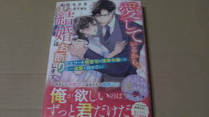 4月刊*愛しているから、結婚はお断りします～エリート御曹司は薄幸令嬢への一途愛を諦めない～*高田ちさき/逆月酒乱*ベリーズ文庫