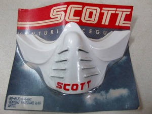 ε【新品】スコット SCOTT ベンチュリーフェイスガード マスク ホワイト VENTURI 80年代 ビンテージモトクロス VMX オフロード【送料無料】