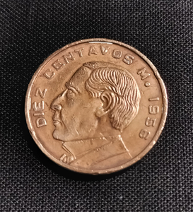 セール！メキシコ1956年 10センタボス銅貨