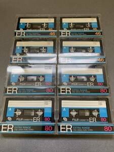 中古 カセットテープ FUJI CASSETTE ER 8本セット 記録媒体