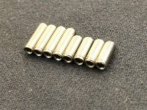 Stainless Saddle Height Screws Set For Bass (8) / ベース 弦高イモネジ M3(10mm×4+8mm×4）日本全国送料無料！